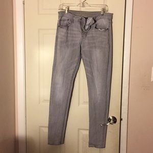 GREY AMERICAN EAGLE OUTFITTERS JEANS